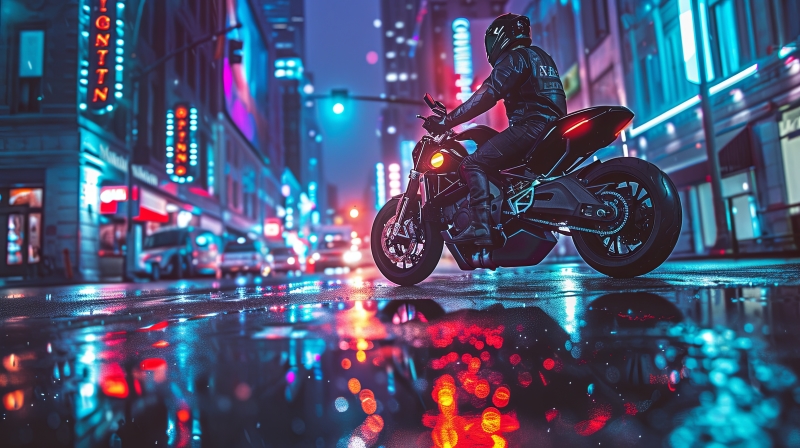 How Motorcycle Riders Can Stay Safe and Visible While Riding at Night